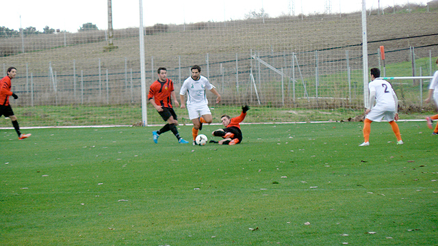 Galache en uno de sus últimos partidos contra el Laguna