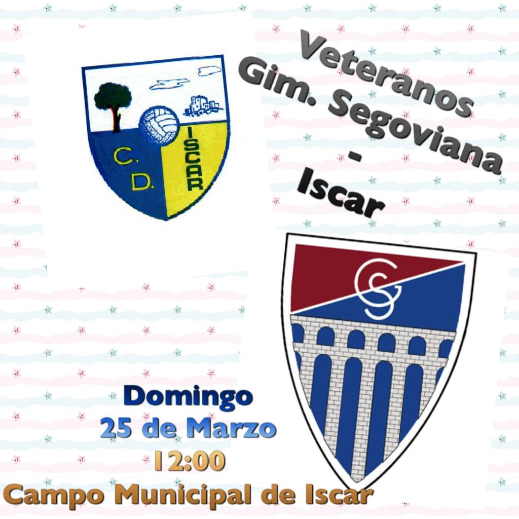C.D. Íscar vs Gim.Segoviana de veteranos este domingo&nbsp;25