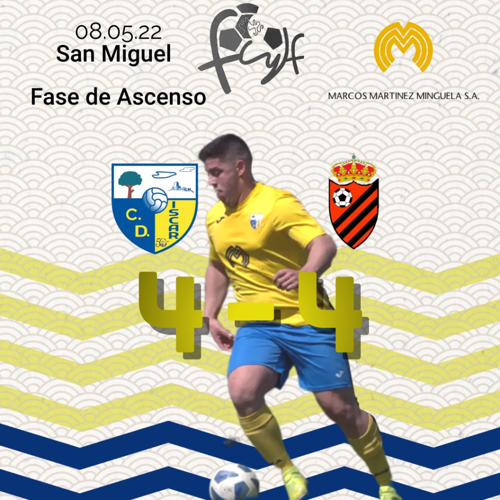 Íscar y Laguna empatan en un partidazo con 8&nbsp;goles