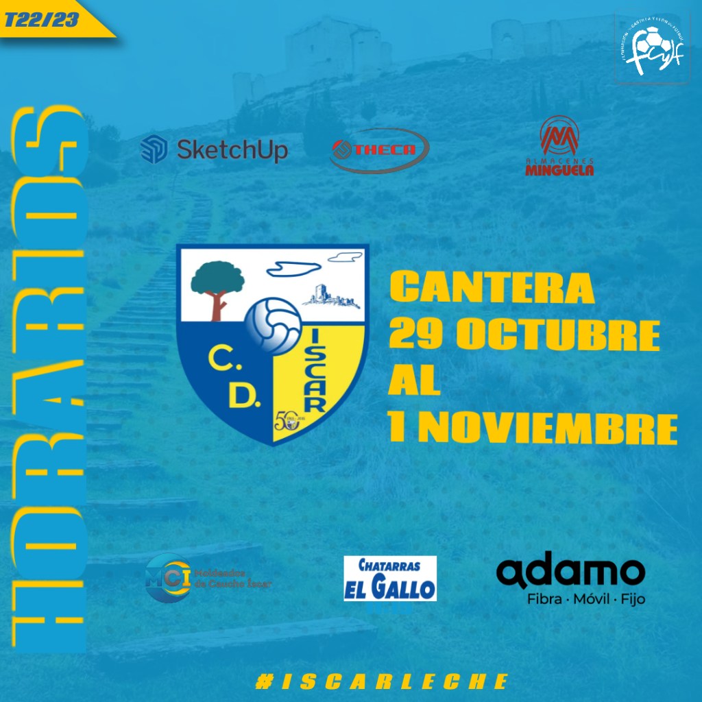 Horarios Cantera 29 y 30 de octubre y 1 de&nbsp;noviembre