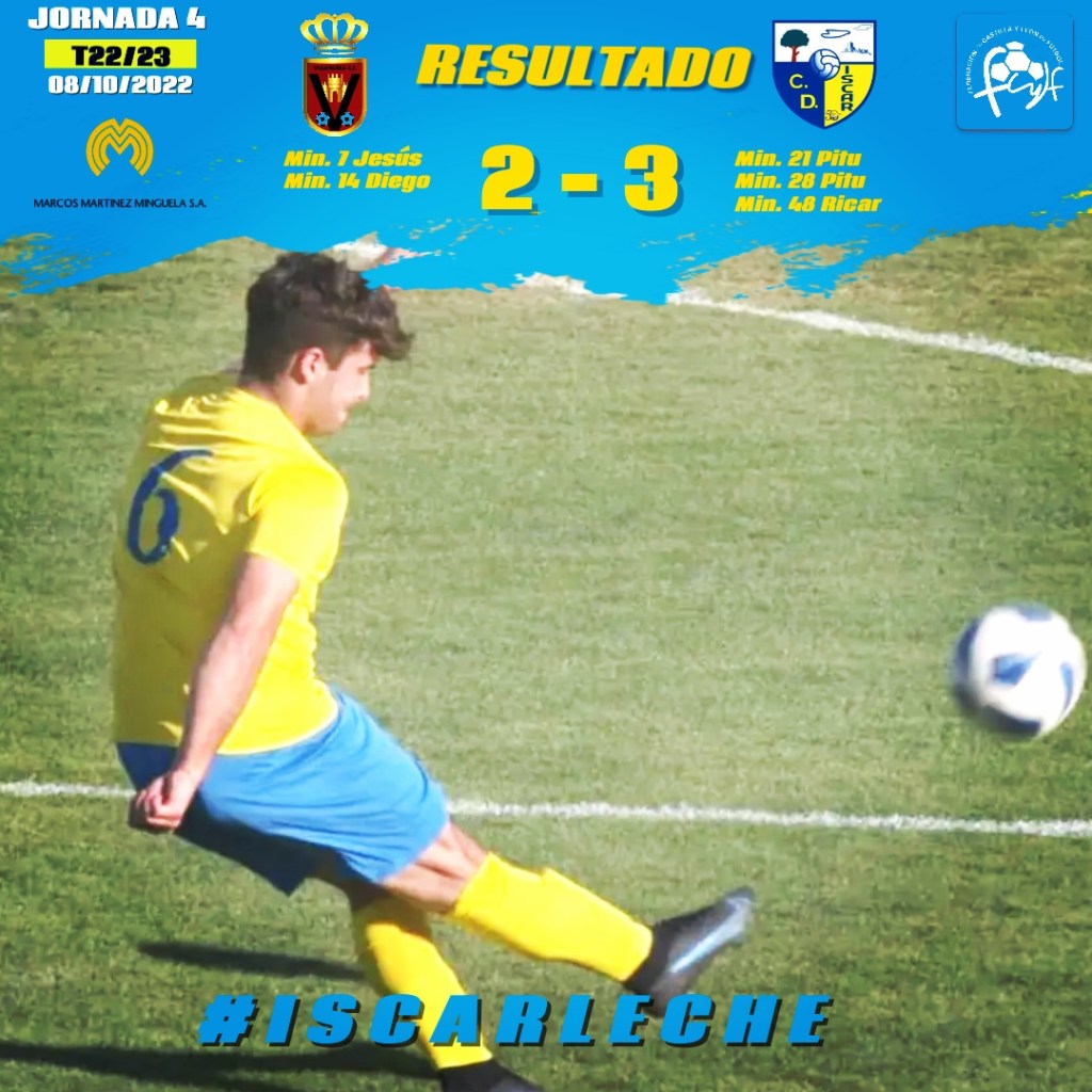El Íscar remonta y se lleva la victoria en&nbsp;Villanubla.