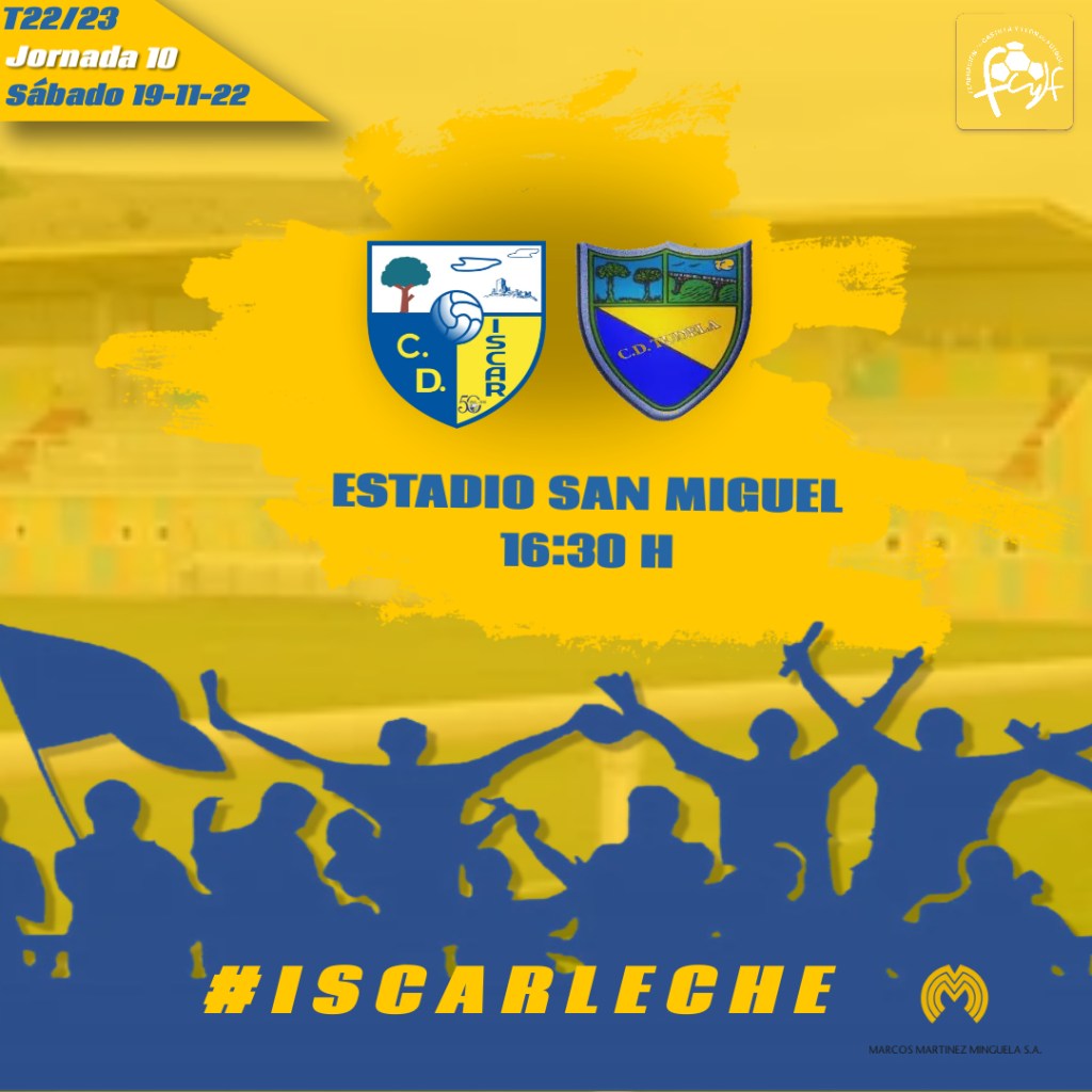 CD ISCAR – CD Tudela: Sábado a las&nbsp;16H30