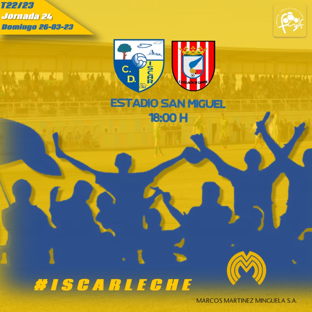 CD ISCAR – CD Villalonés: Domingo a las&nbsp;18H00