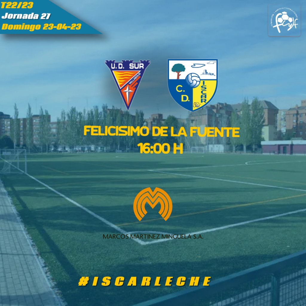 UD Sur B – CD ISCAR: Domingo a las&nbsp;16H
