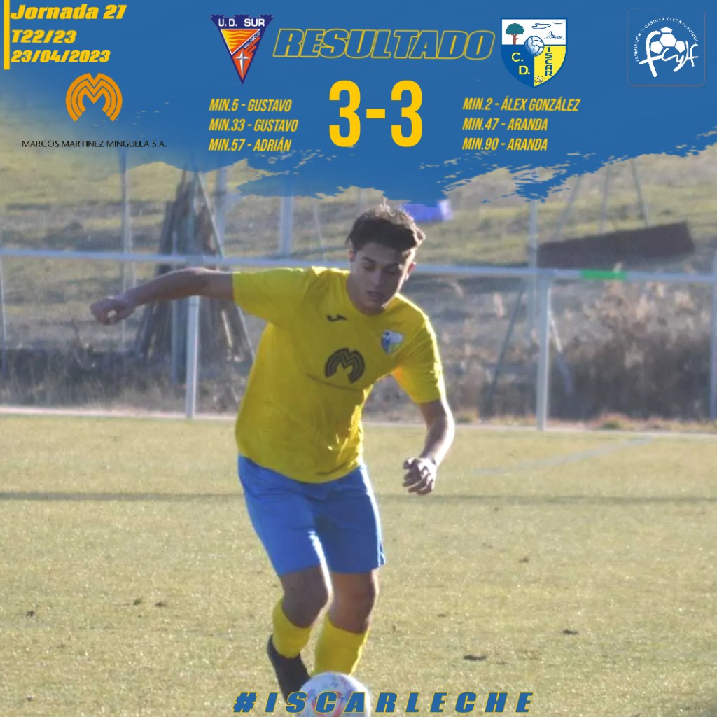 El ÍSCAR, con un gol de Aranda, rescata un punto en el 90′ en el&nbsp;Felicísimo
