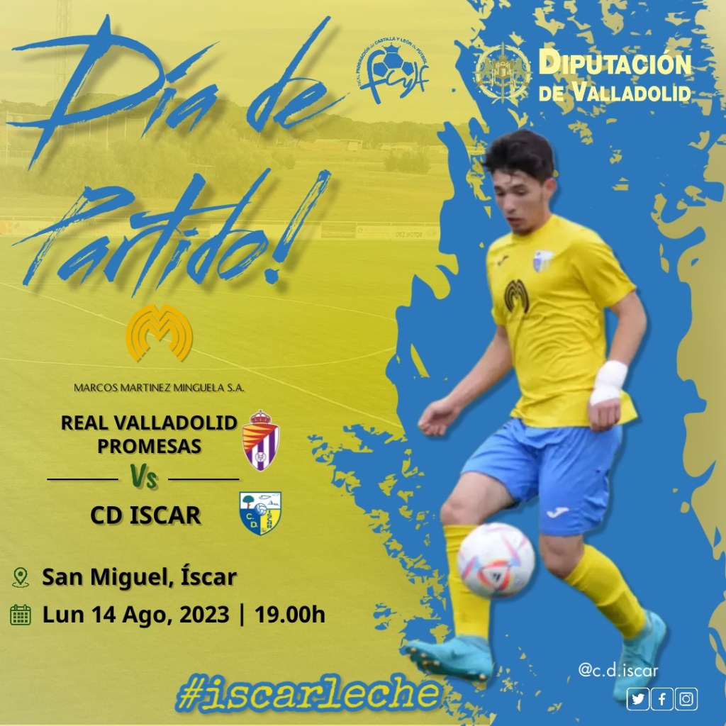 Hoy jugamos: C.D.ISCAR vs R.VALLADOLID&nbsp;PROMESAS