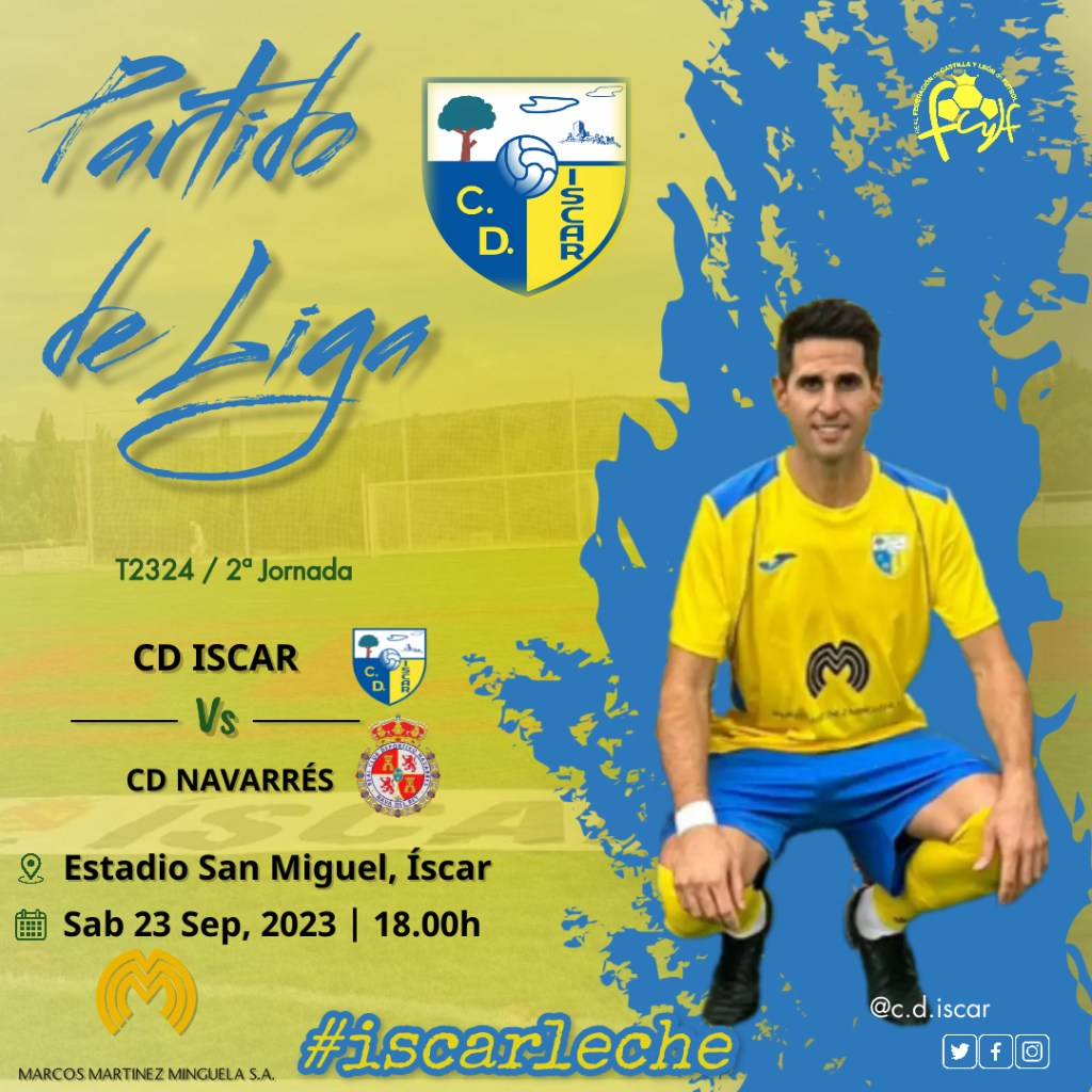 2ª Jornada de Liga: CD ÍSCAR – CD&nbsp;NAVARRÉS