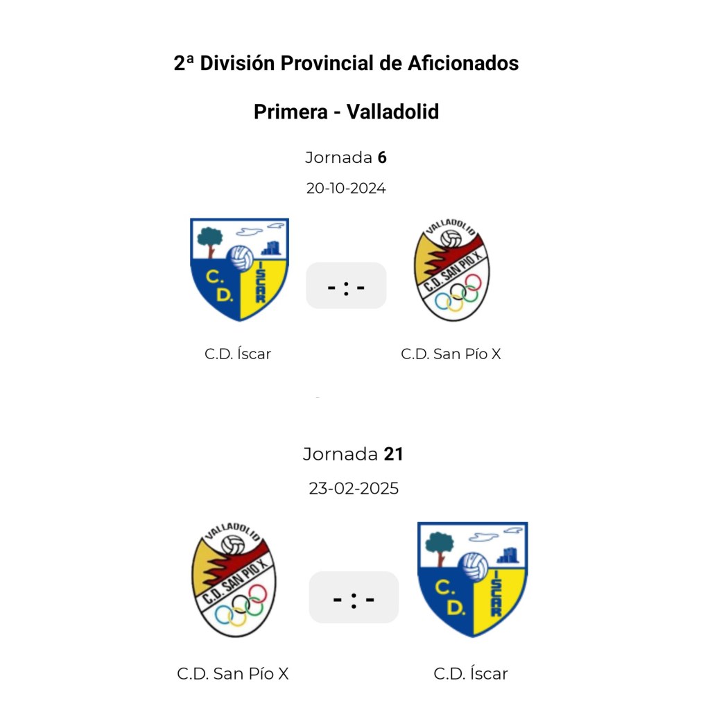 La RFCyLF modifica el&nbsp;calendario
