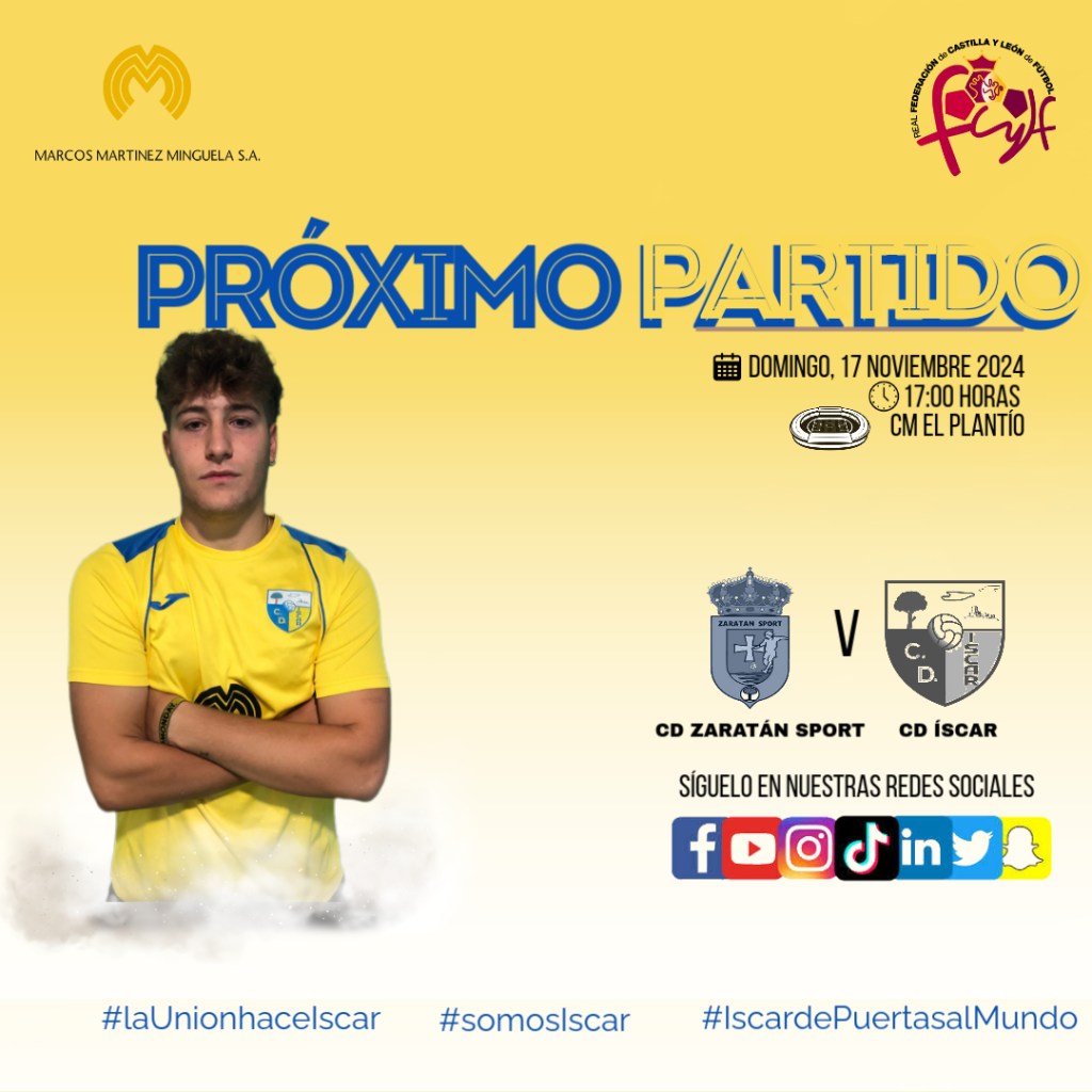 En Zaratán, domingo 17 a las 17:00&nbsp;Horas