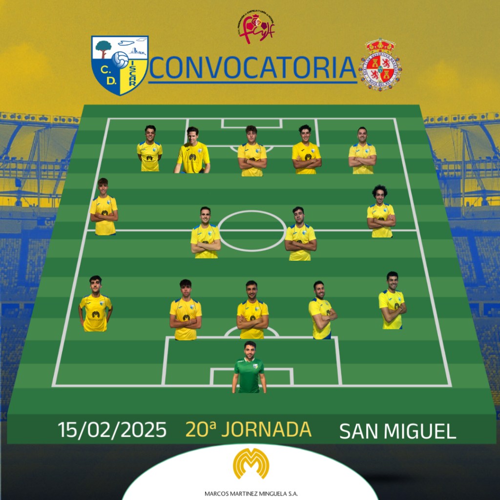 Convocatoria del C. D. ÍSCAR frente al&nbsp;Navarrés