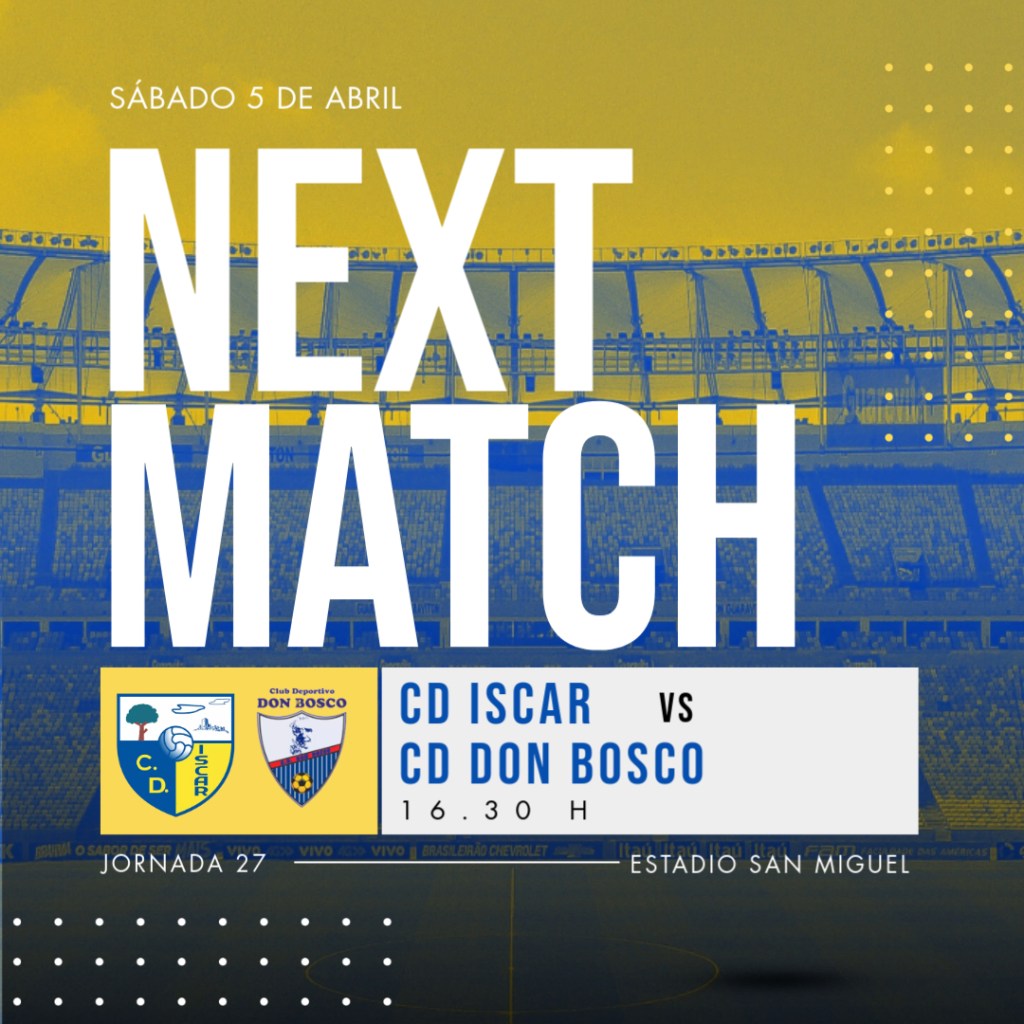 Contra el Don Bosco, sábado 5 de abril a las 16:30&nbsp;Horas