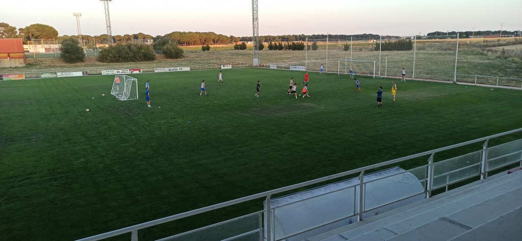 Primera sesión de entrenamiento&nbsp;completada