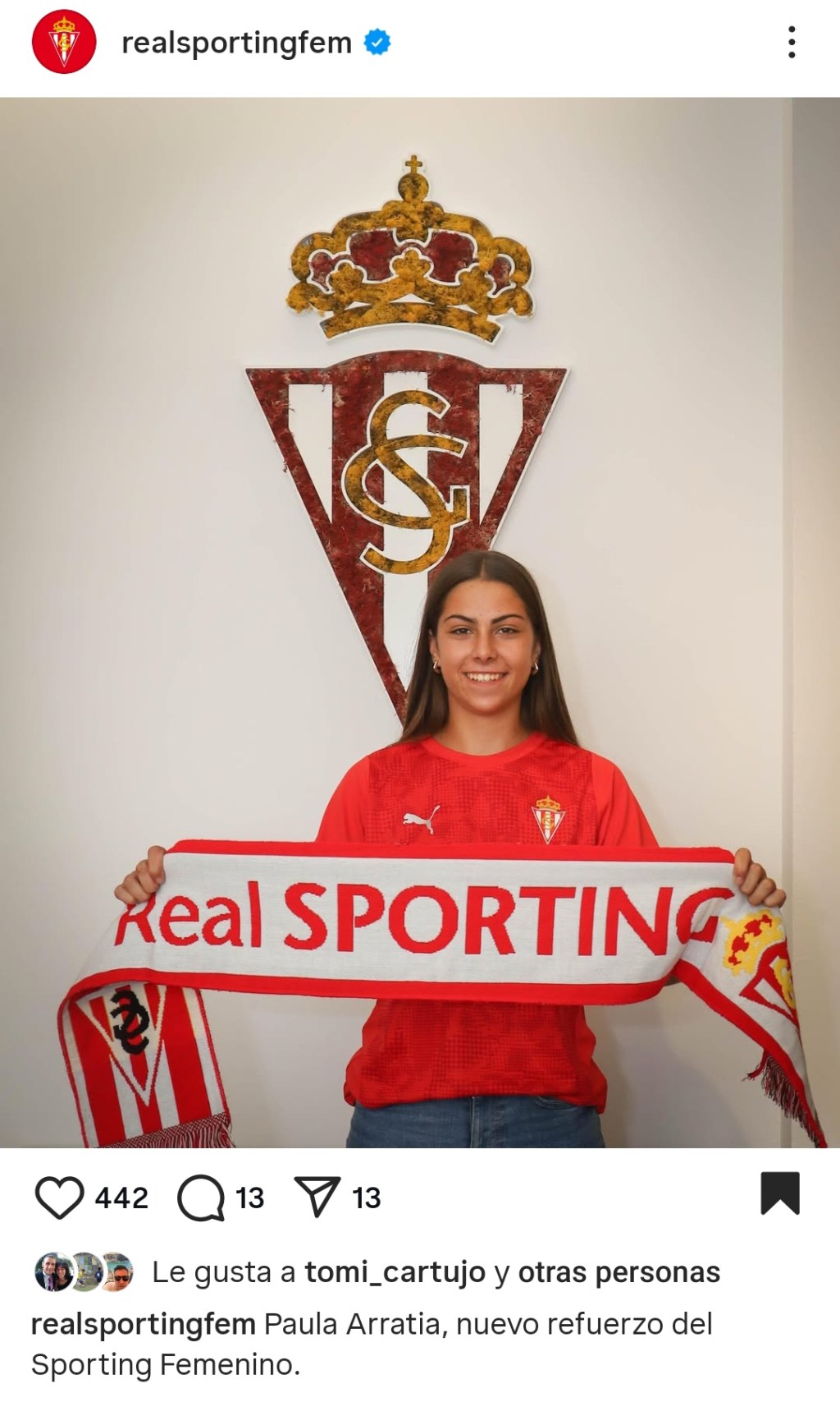 Paula Arratia al&nbsp;Sporting