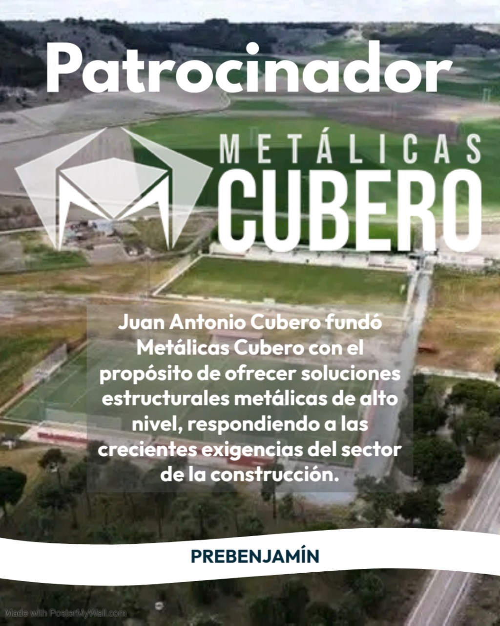 Metálicas Cubero, nuevo patrocinador del CD&nbsp;Íscar