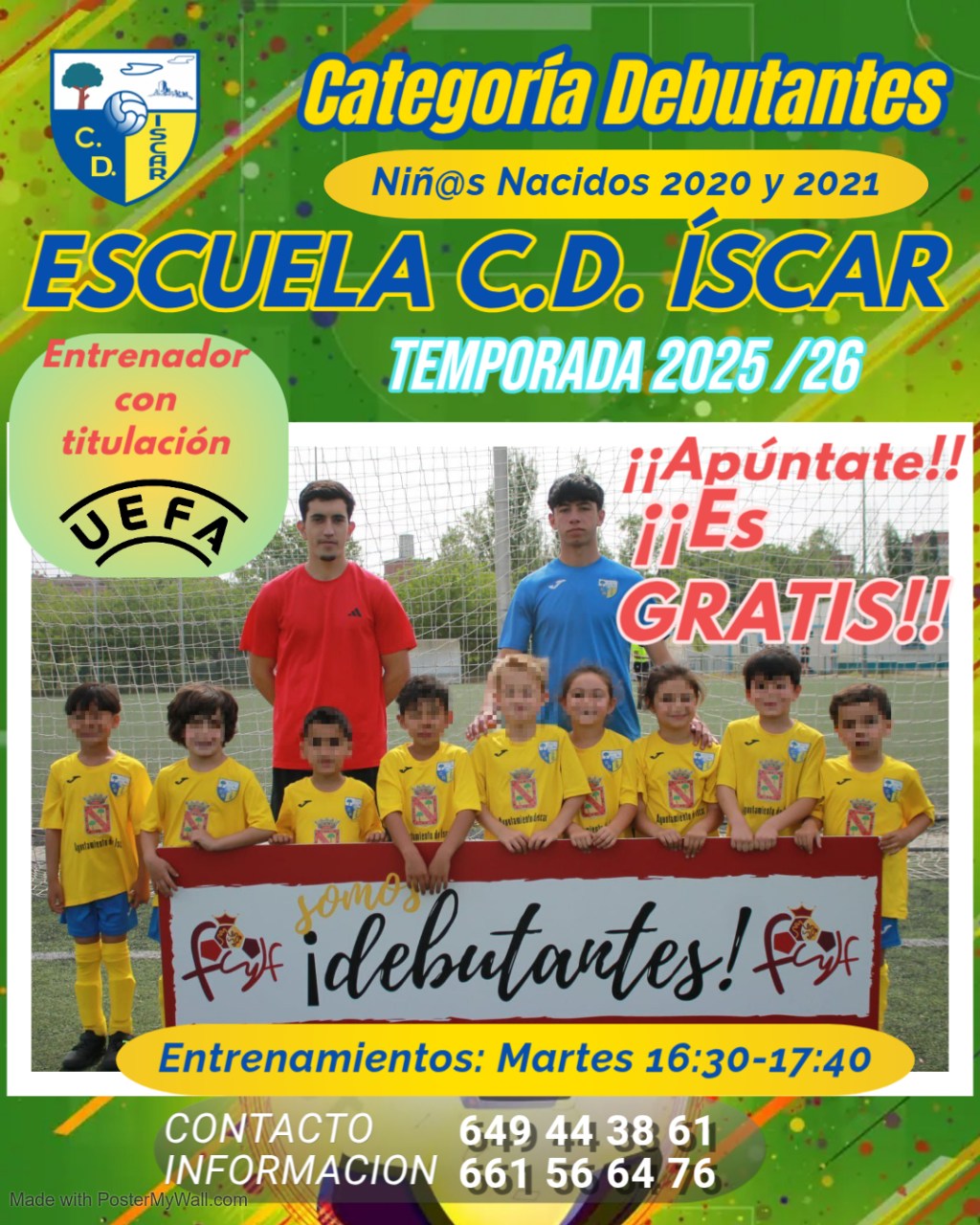 Escuela de Fútbol C.D. Íscar – Categoría&nbsp;Debutantes