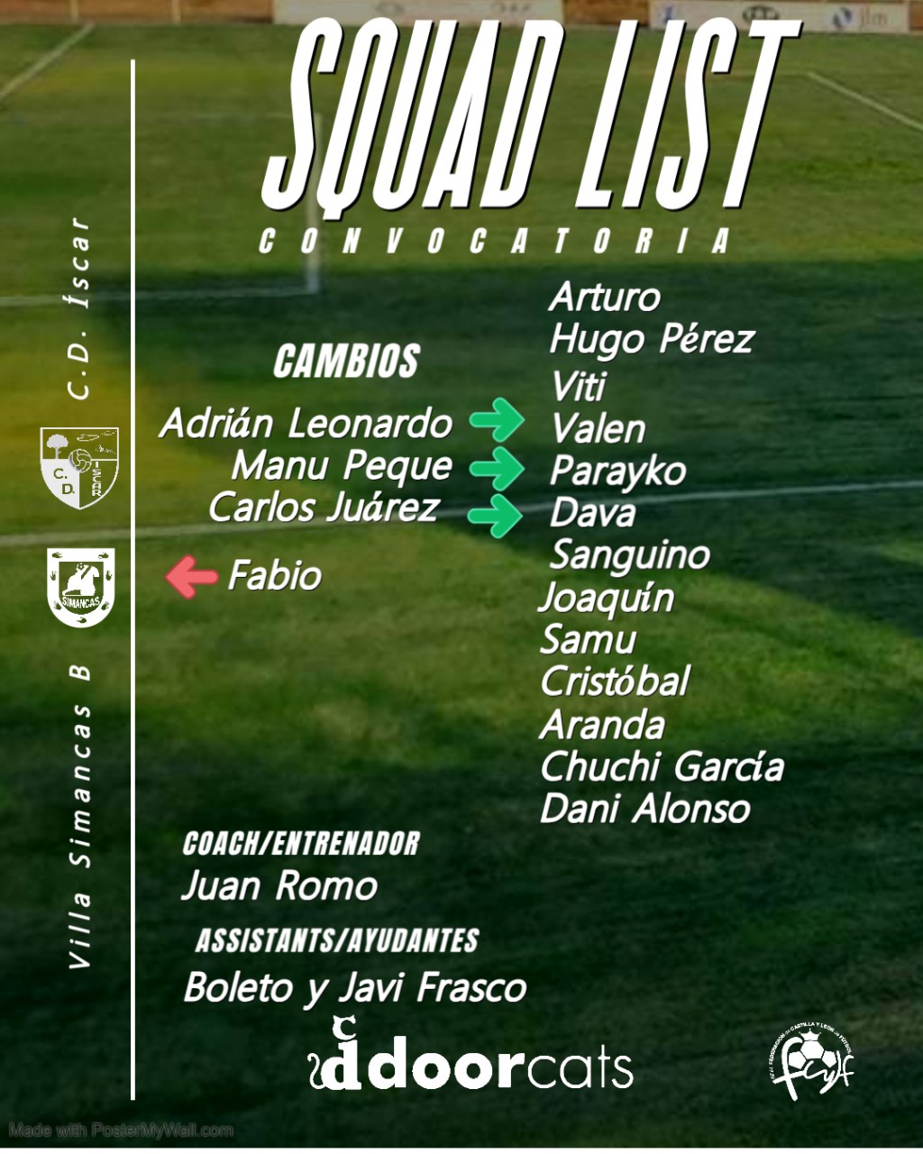 Cambios en la&nbsp;Convocatoria