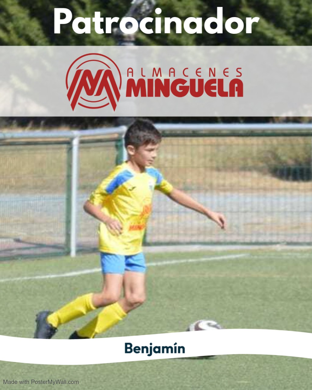 Almacenes Minguela, patrocinador del equipo Benjamín&nbsp;2025/26