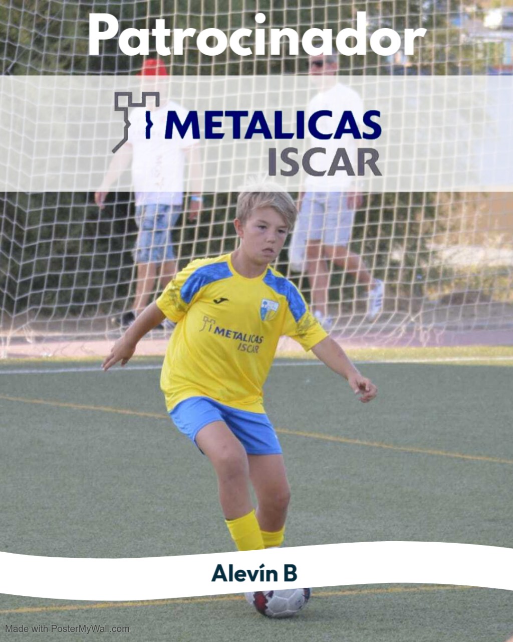 Metálicas Íscar, nuevo patrocinador del equipo Alevín B para la temporada&nbsp;2025/26