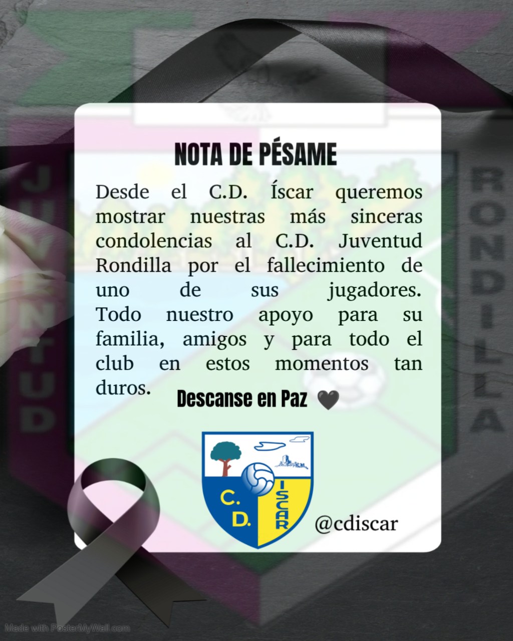 Nota de Pésame