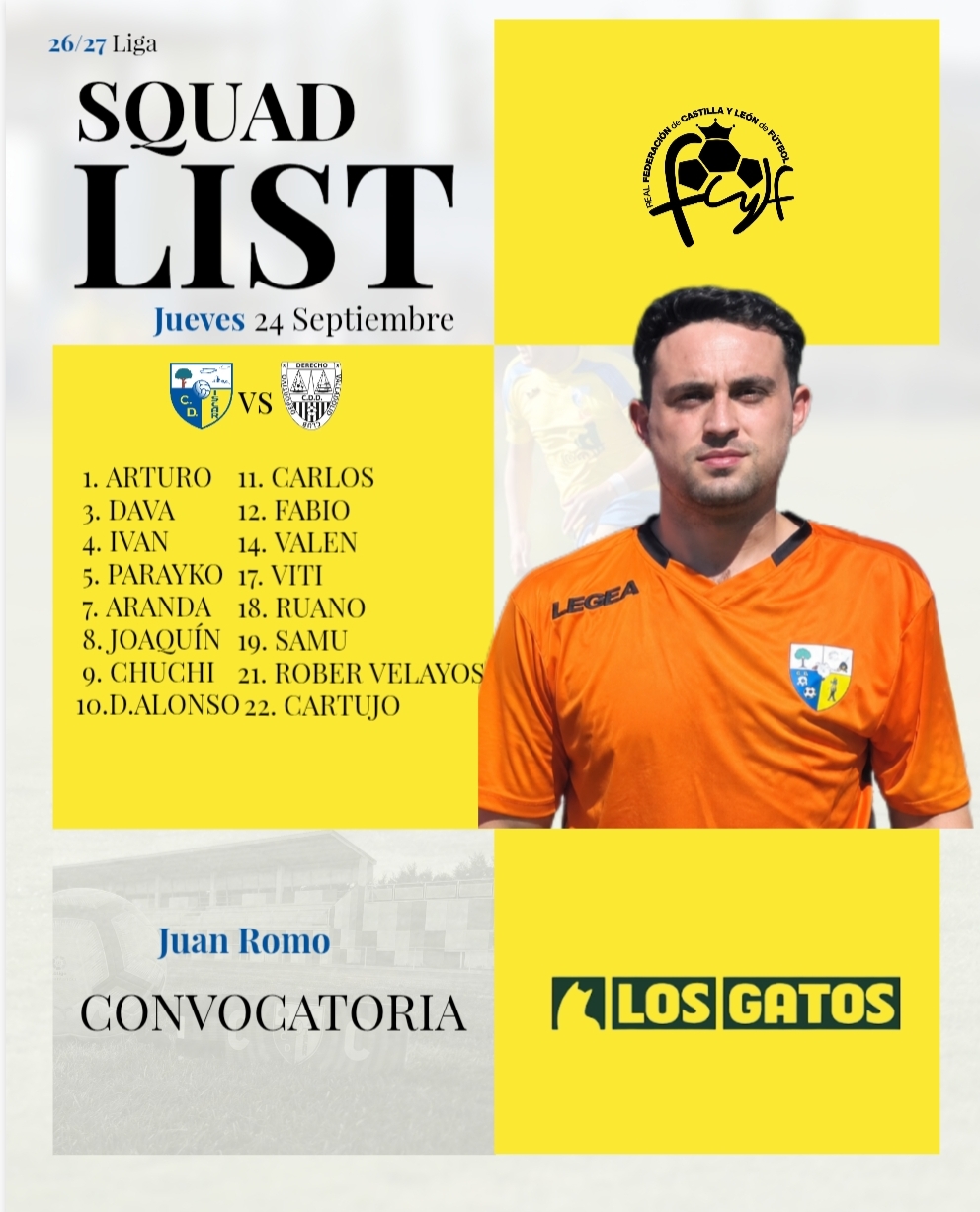 Convocatoria | Jornada 3&nbsp;💛💙
